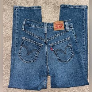 Ribcage straight ankle Levi Jeans, size 24